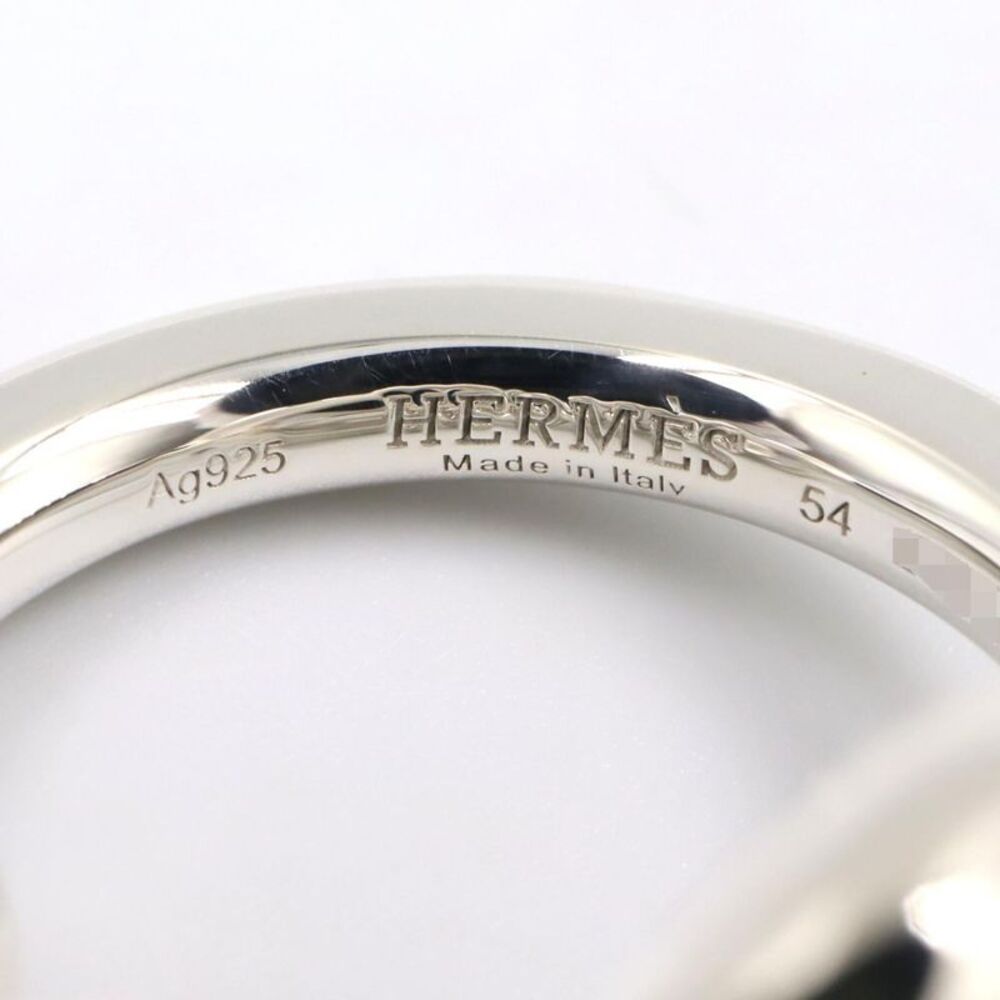 Hermes Croisette Ring Silver 925 Jewelry - Picture 9 of 9